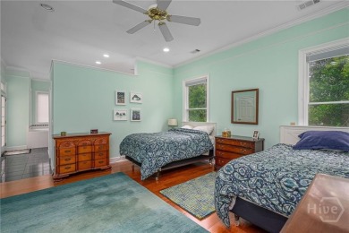 Located only a minute from the Oakridge gate, this custom stucco on The Landings Club - Marshwood in Georgia - for sale on GolfHomes.com, golf home, golf lot