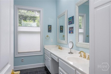 Located only a minute from the Oakridge gate, this custom stucco on The Landings Club - Marshwood in Georgia - for sale on GolfHomes.com, golf home, golf lot