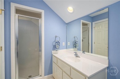 Located only a minute from the Oakridge gate, this custom stucco on The Landings Club - Marshwood in Georgia - for sale on GolfHomes.com, golf home, golf lot