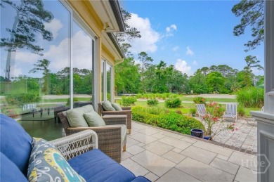 Located only a minute from the Oakridge gate, this custom stucco on The Landings Club - Marshwood in Georgia - for sale on GolfHomes.com, golf home, golf lot
