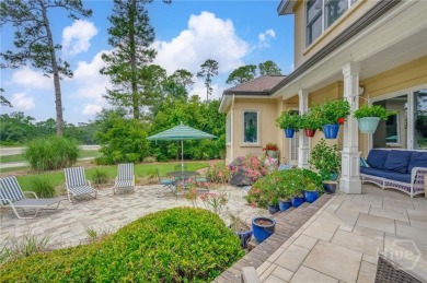 Located only a minute from the Oakridge gate, this custom stucco on The Landings Club - Marshwood in Georgia - for sale on GolfHomes.com, golf home, golf lot