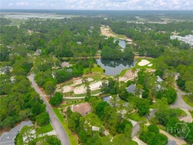 Located only a minute from the Oakridge gate, this custom stucco on The Landings Club - Marshwood in Georgia - for sale on GolfHomes.com, golf home, golf lot