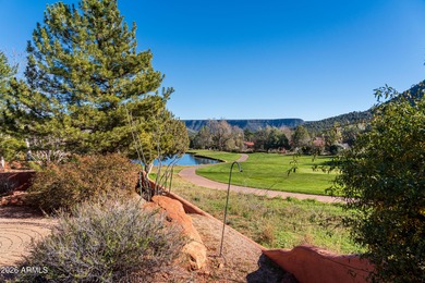 An attractive compact low maintenance single level 3 bedroom 2 on Oakcreek Country Club in Arizona - for sale on GolfHomes.com, golf home, golf lot