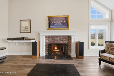 Exceptional design detail to this stunning, waterfront, 3 on Sound Golf Links at Albemarle Plantation in North Carolina - for sale on GolfHomes.com, golf home, golf lot