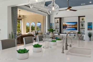 2020 Sonrisa, located in The Preserve, offers mountain & golf on Saddlebrooke Golf Course in Arizona - for sale on GolfHomes.com, golf home, golf lot