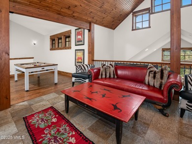 Spacious, warm, and sunny, fully furnished mountain decor home on Eagle Vail Golf Course in Colorado - for sale on GolfHomes.com, golf home, golf lot