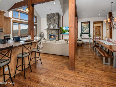 Spacious, warm, and sunny, fully furnished mountain decor home on Eagle Vail Golf Course in Colorado - for sale on GolfHomes.com, golf home, golf lot