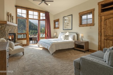 Spacious, warm, and sunny, fully furnished mountain decor home on Eagle Vail Golf Course in Colorado - for sale on GolfHomes.com, golf home, golf lot