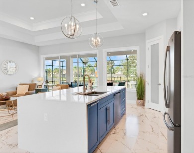 The ultimate saltwater lifestyle awaits in this like-new 2021 on Palm Harbor Golf Club in Florida - for sale on GolfHomes.com, golf home, golf lot