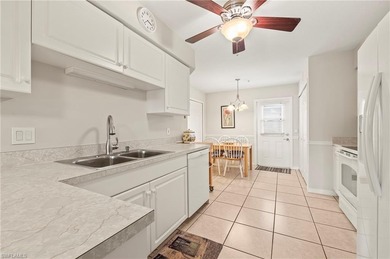 This charming first-floor condo features 2 bedrooms plus a on Bonita Fairways in Florida - for sale on GolfHomes.com, golf home, golf lot