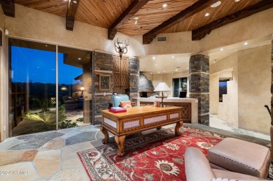 This stunning, timeless residence in Turquoise Ridge is nestled on Desert Mountain Club - Apache Golf Course in Arizona - for sale on GolfHomes.com, golf home, golf lot