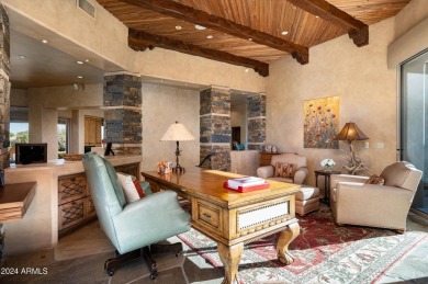 This stunning, timeless residence in Turquoise Ridge is nestled on Desert Mountain Club - Apache Golf Course in Arizona - for sale on GolfHomes.com, golf home, golf lot