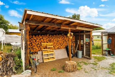 You will love this beautiful rustic cabin built in 1920 on .163 on Meadow Creek Golf Course in Montana - for sale on GolfHomes.com, golf home, golf lot