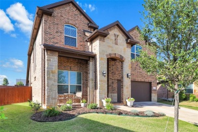 Gorgeous two-story brick home with stone accents, located near on The Golf Club at Fossil Creek in Texas - for sale on GolfHomes.com, golf home, golf lot