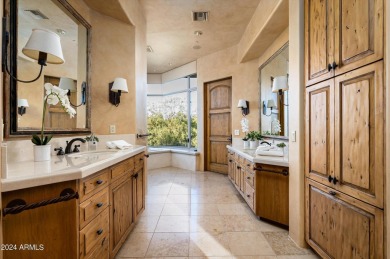 This stunning, timeless residence in Turquoise Ridge is nestled on Desert Mountain Club - Apache Golf Course in Arizona - for sale on GolfHomes.com, golf home, golf lot