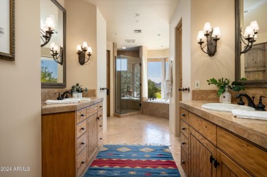 This stunning, timeless residence in Turquoise Ridge is nestled on Desert Mountain Club - Apache Golf Course in Arizona - for sale on GolfHomes.com, golf home, golf lot