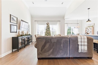 Welcome home to this beautifully designed 3-bedroom, 2-bath, 1 on Champions Pointe Golf Course in Indiana - for sale on GolfHomes.com, golf home, golf lot