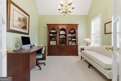 This three-sided brick traditional beauty delivers space, style on Polo Golf and Country Club in Georgia - for sale on GolfHomes.com, golf home, golf lot