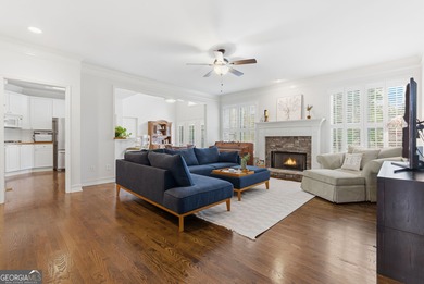 This three-sided brick traditional beauty delivers space, style on Polo Golf and Country Club in Georgia - for sale on GolfHomes.com, golf home, golf lot