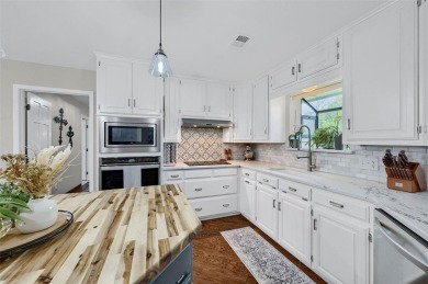 Sophisticated design, spacious living, and serene lake views on Lake Kiowa Golf Course in Texas - for sale on GolfHomes.com, golf home, golf lot