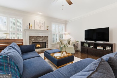 This three-sided brick traditional beauty delivers space, style on Polo Golf and Country Club in Georgia - for sale on GolfHomes.com, golf home, golf lot