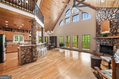 Come home to this mountain retreat located in the sought-after on The Highlands Course at Lake Arrowhead in Georgia - for sale on GolfHomes.com, golf home, golf lot