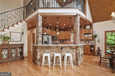 Come home to this mountain retreat located in the sought-after on The Highlands Course at Lake Arrowhead in Georgia - for sale on GolfHomes.com, golf home, golf lot