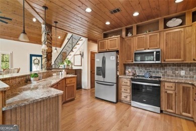 Come home to this mountain retreat located in the sought-after on The Highlands Course at Lake Arrowhead in Georgia - for sale on GolfHomes.com, golf home, golf lot