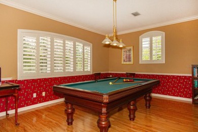 This executive 5 bedroom, 4 bathroom, 3 car garage, pool home on Wentworth Golf Club in Florida - for sale on GolfHomes.com, golf home, golf lot