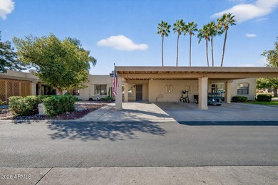Welcome to easy living in this charming 2 bed, 2 bath home on Fountain of the Sun Country Club in Arizona - for sale on GolfHomes.com, golf home, golf lot