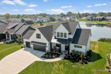 Welcome to your forever home. This immaculate modern farmhouse on The Links At Rolling Meadows in Michigan - for sale on GolfHomes.com, golf home, golf lot