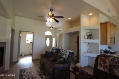 Fairway home has a beautiful split floor plan, large master on Snowflake Municipal Golf Course in Arizona - for sale on GolfHomes.com, golf home, golf lot