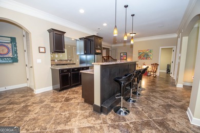 Stunning Craftsman-style estate in Arbor Springs, perfectly on Coweta Club in Georgia - for sale on GolfHomes.com, golf home, golf lot