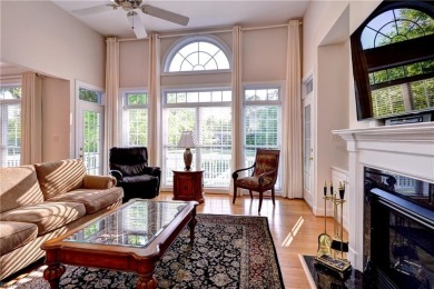 Set against a serene, park-like backdrop with a long view of the on The Tradition Golf Club At Stonehouse in Virginia - for sale on GolfHomes.com, golf home, golf lot
