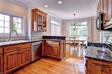 Set against a serene, park-like backdrop with a long view of the on The Tradition Golf Club At Stonehouse in Virginia - for sale on GolfHomes.com, golf home, golf lot