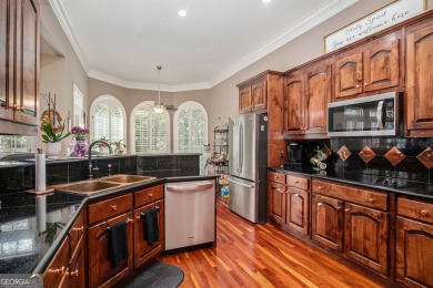 STUNNING BRICK HOME beautifully maintained and nestled on 2.65 on The Orchard Golf and Country Club in Georgia - for sale on GolfHomes.com, golf home, golf lot