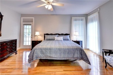 Set against a serene, park-like backdrop with a long view of the on The Tradition Golf Club At Stonehouse in Virginia - for sale on GolfHomes.com, golf home, golf lot