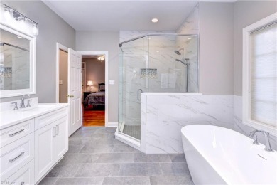 Set against a serene, park-like backdrop with a long view of the on The Tradition Golf Club At Stonehouse in Virginia - for sale on GolfHomes.com, golf home, golf lot