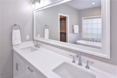 Set against a serene, park-like backdrop with a long view of the on The Tradition Golf Club At Stonehouse in Virginia - for sale on GolfHomes.com, golf home, golf lot