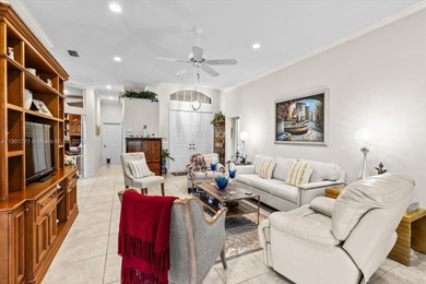 Welcome to this beautiful 2BR+Den, 2BA, 2CG single-family home on The Legacy Golf and Tennis Club in Florida - for sale on GolfHomes.com, golf home, golf lot