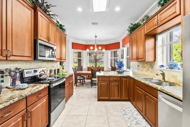 Welcome to this beautiful 2BR+Den, 2BA, 2CG single-family home on The Legacy Golf and Tennis Club in Florida - for sale on GolfHomes.com, golf home, golf lot