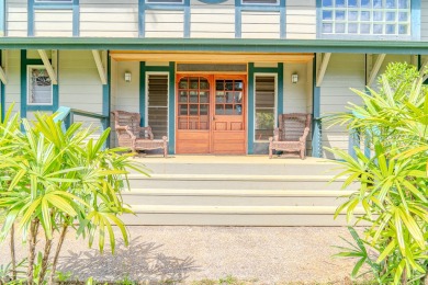 This stunning Kalihiwai Ridge custom home was built with on Princeville Golf Resort in Hawaii - for sale on GolfHomes.com, golf home, golf lot