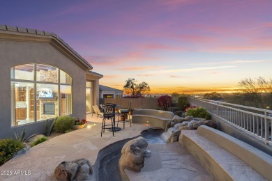 Sweeping City Light, Sunset, & Mountain VIEWS surround this on Sanctuary Golf Course At WestWorld in Arizona - for sale on GolfHomes.com, golf home, golf lot