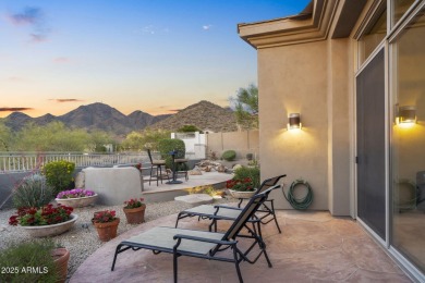 Sweeping City Light, Sunset, & Mountain VIEWS surround this on Sanctuary Golf Course At WestWorld in Arizona - for sale on GolfHomes.com, golf home, golf lot