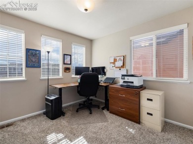 A must-see  3 bedroom, 2.5 bath, 2-story home in Woodmen Hills on Antler Creek Golf Course in Colorado - for sale on GolfHomes.com, golf home, golf lot