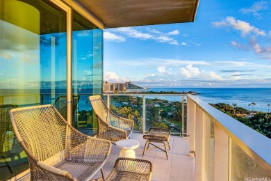 Panoramic views of the Pacific Ocean, coastline, and Diamond on Ala Wai Golf Course in Hawaii - for sale on GolfHomes.com, golf home, golf lot
