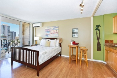 Fully furnished, turn key studio in a secure building at Fairway on Ala Wai Golf Course in Hawaii - for sale on GolfHomes.com, golf home, golf lot