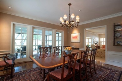 Beautiful all-brick colonial perfectly situated overlooking Hole on Mission Hills Country Club in Kansas - for sale on GolfHomes.com, golf home, golf lot