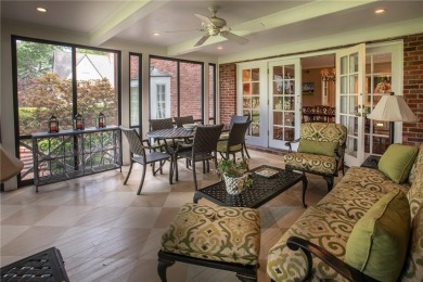 Beautiful all-brick colonial perfectly situated overlooking Hole on Mission Hills Country Club in Kansas - for sale on GolfHomes.com, golf home, golf lot