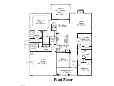 Welcome to the James II model by Wetherington Homes in The on Cedar Point Country Club in Virginia - for sale on GolfHomes.com, golf home, golf lot